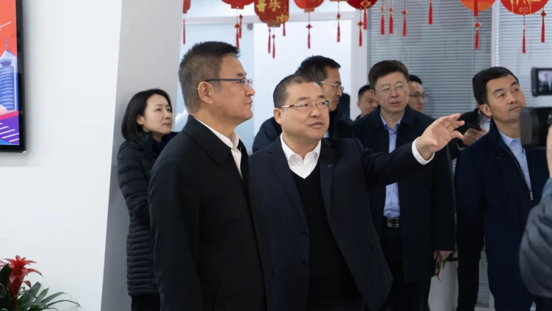 嶗山區委書記孫海生及相關負責人一行參觀盛瀚 嶗山區委書記孫海生及相關負責人一行參觀盛瀚